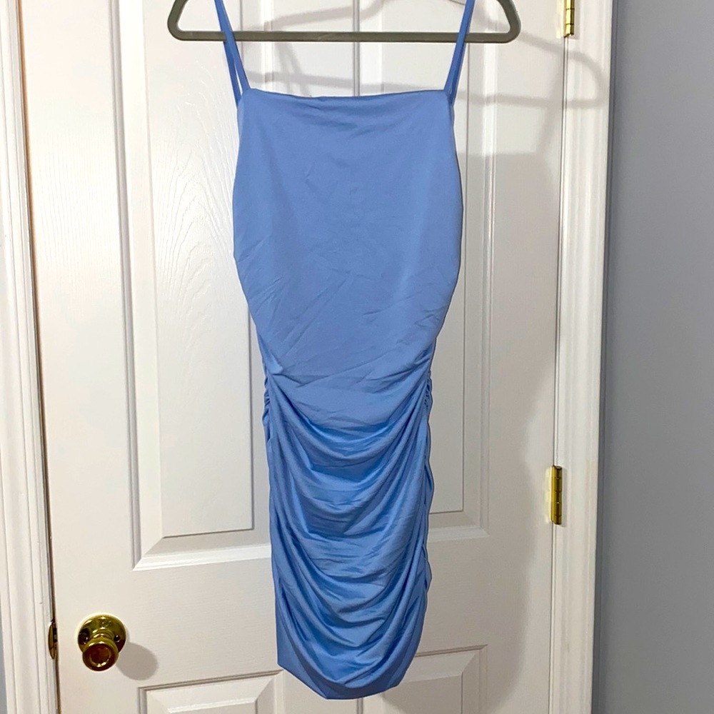 Low back sling dress